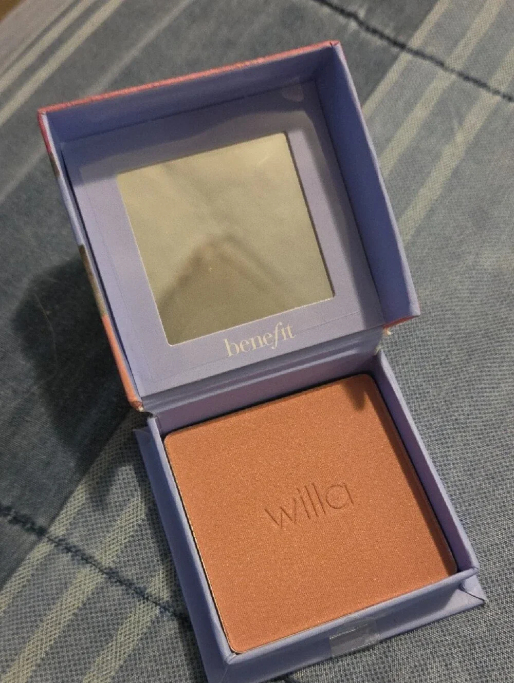 Benefit Willa Blush Compact — Pink and Purple Artwork